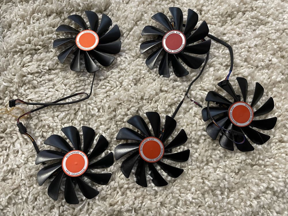 Кулери 95мм XFX MSI HIS RX570/580