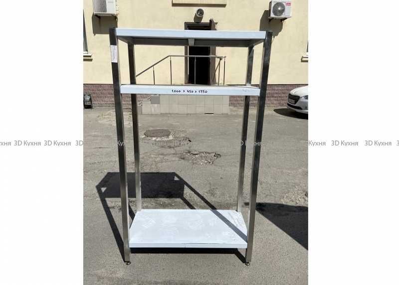 Б/в стелажі полиці з нержавійки для кухні кафе ресторана бара магазину