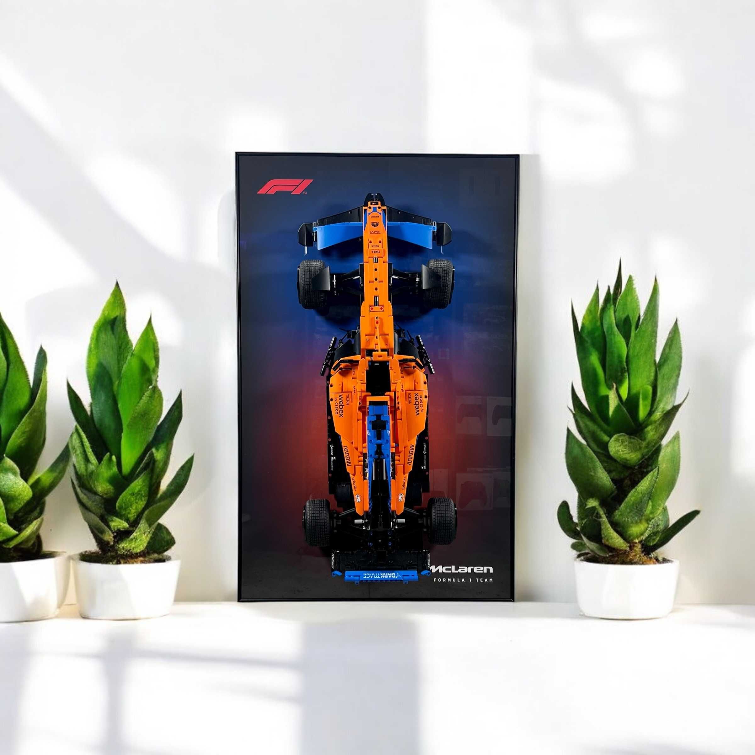Тримач на стіну для лего LEGO Technic McLaren Formula 1 F1 - 42141