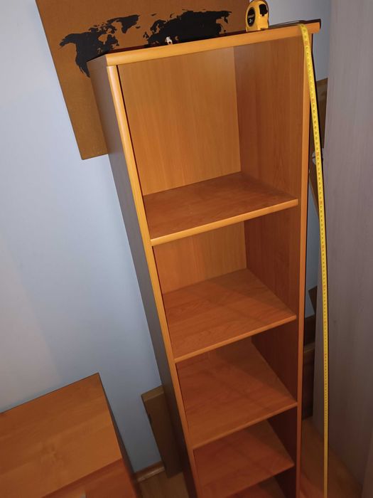 regał otwarty, kolor olchy.