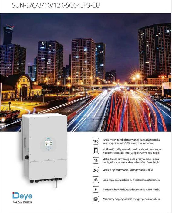 Magazyn energii 16 kwh, wymiana inwertera na hybrydowy cena z montażem