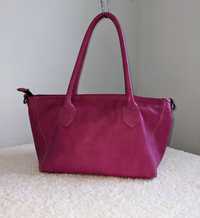 Шкіряна рожева сумка Kathie Weber