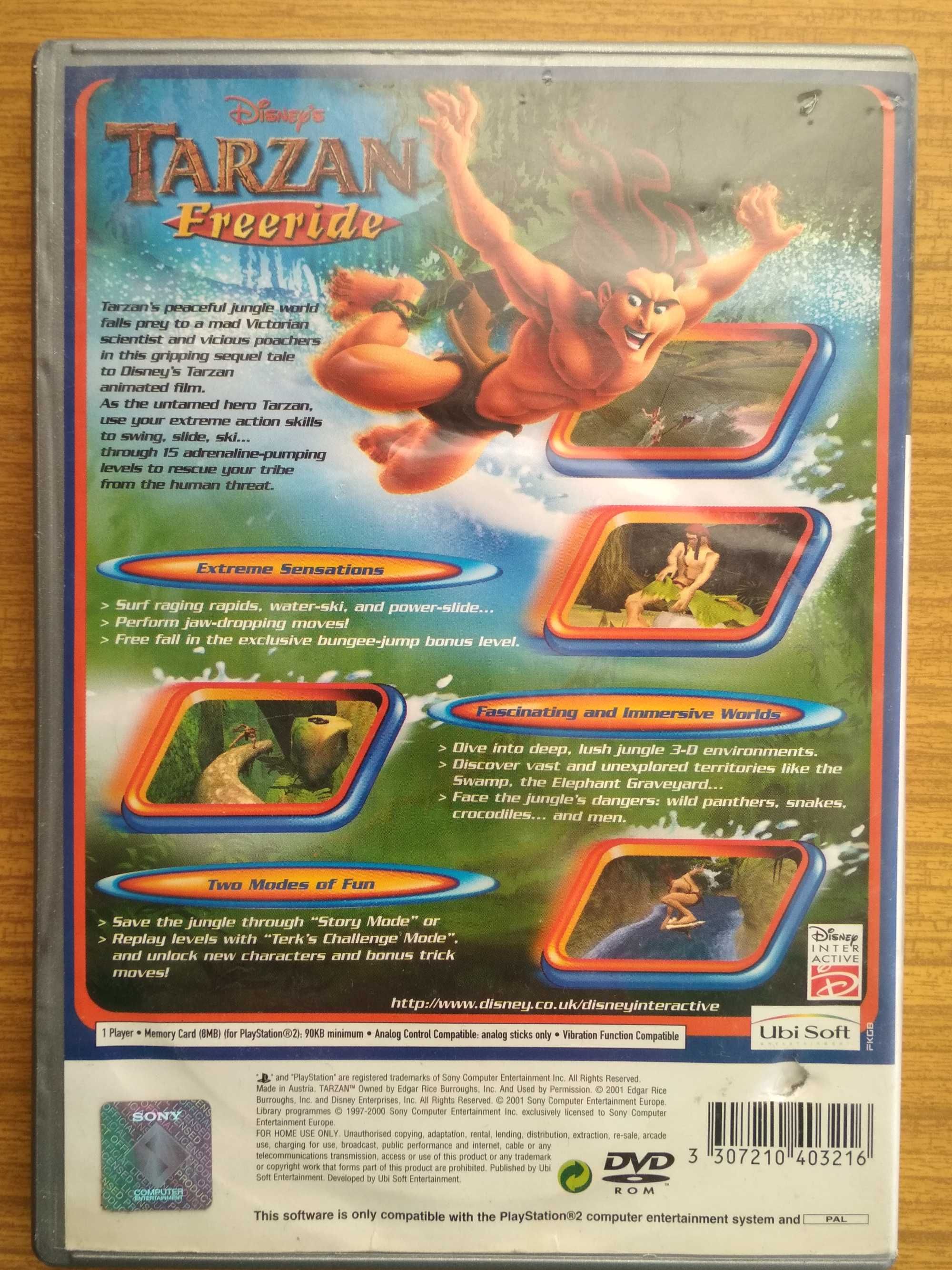 Disney's Tarzan Freeride PlayStation 2, gra na konsolę PS2