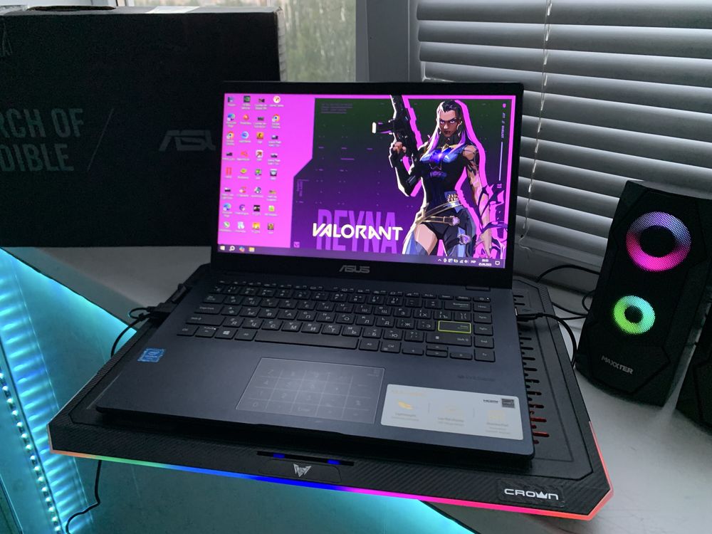 Ноутбук Как Новый! Asus с коробкой+игровые девайсы
