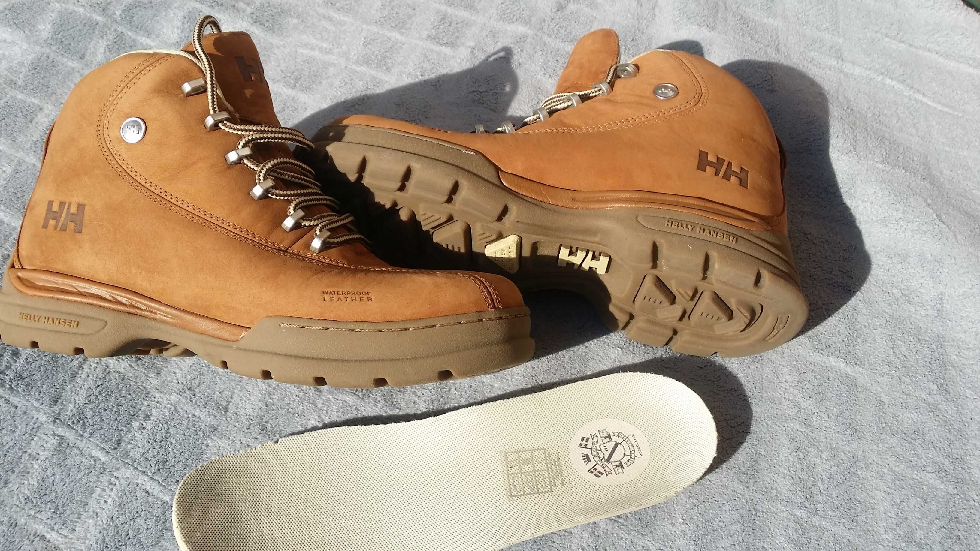 Helly Hansen, Nowe buty trekingowe jak Ecco, Geox. Brązowe rozm 38,5