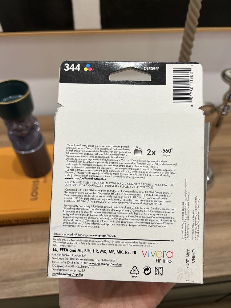 Tinteiro a cores HP 344