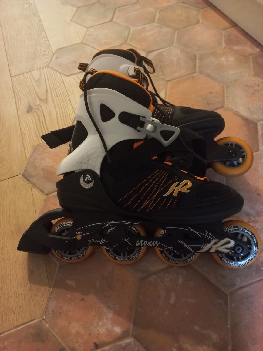 Rolki damskie K2 Alexis 80 + ochraniacze + torba. Rozmiar EUR 41.5