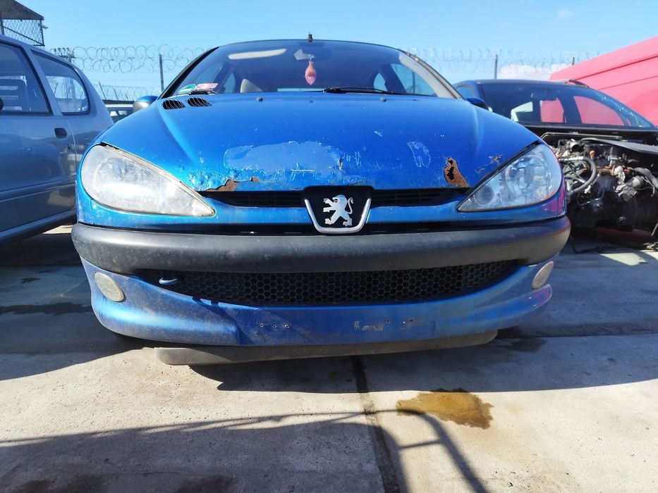 Zderzak przód przedni halogeny wąski Peugeot 206 Lift 2004r 5d hatchback KMF