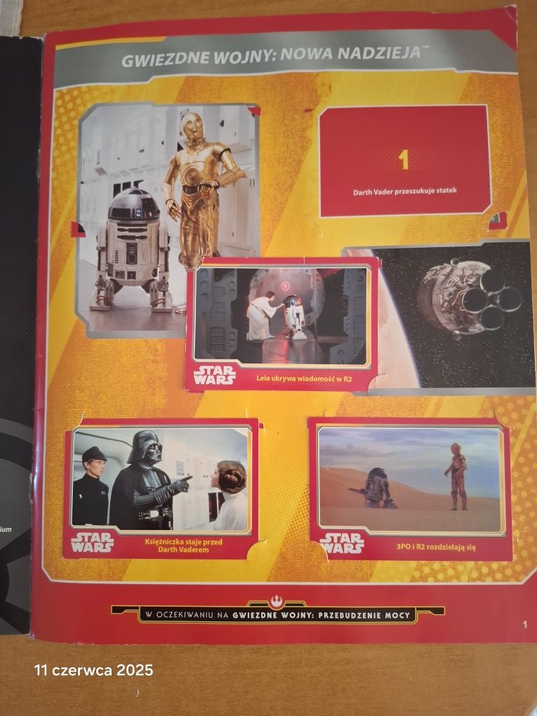 Star Wars album na karty