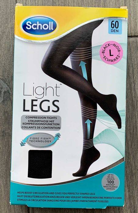 SHOLL Light Legs Compression 60 Den L Колготки Компрессионные Черные