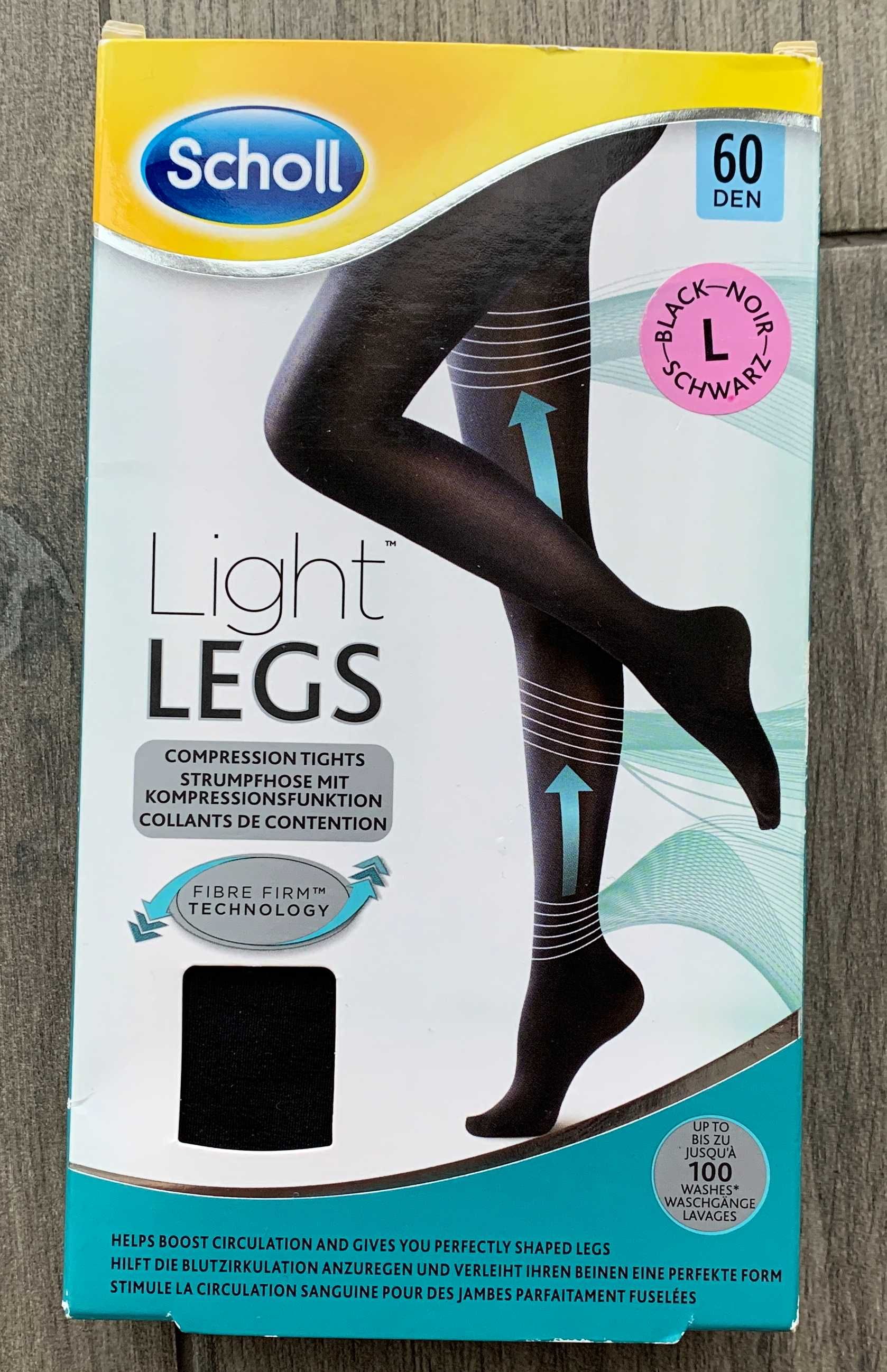 SHOLL Light Legs 60 Den Размер L Колготки Компрессионные Черные
