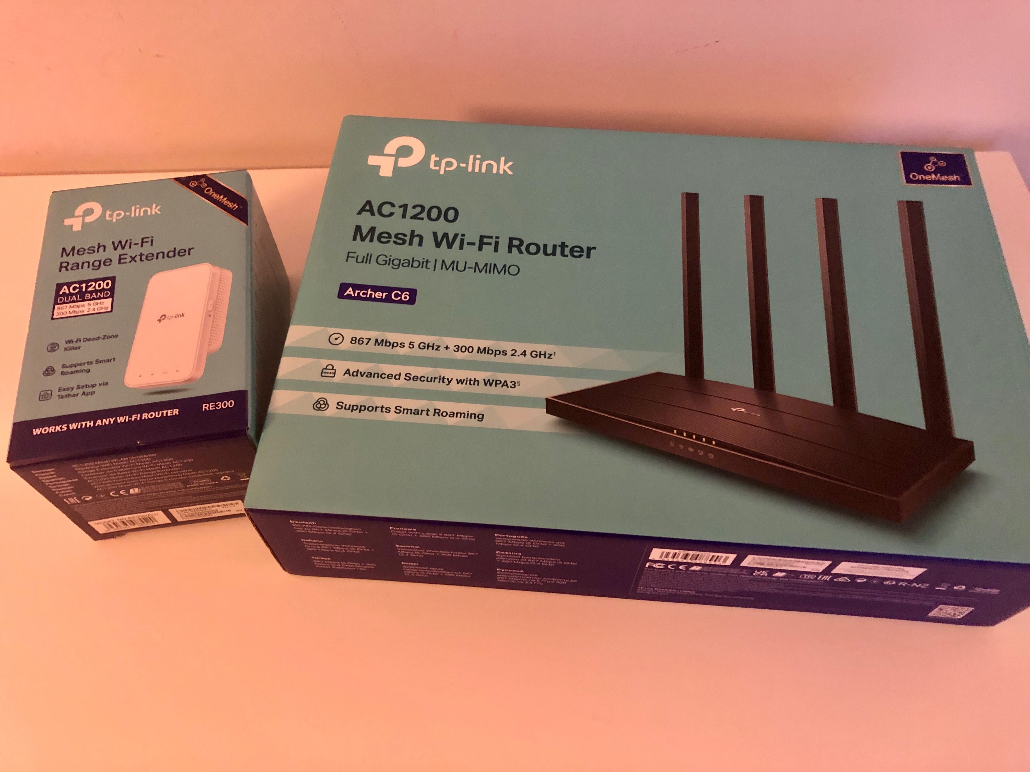 Router + Extender Wi-Fi Mesh TP-Link