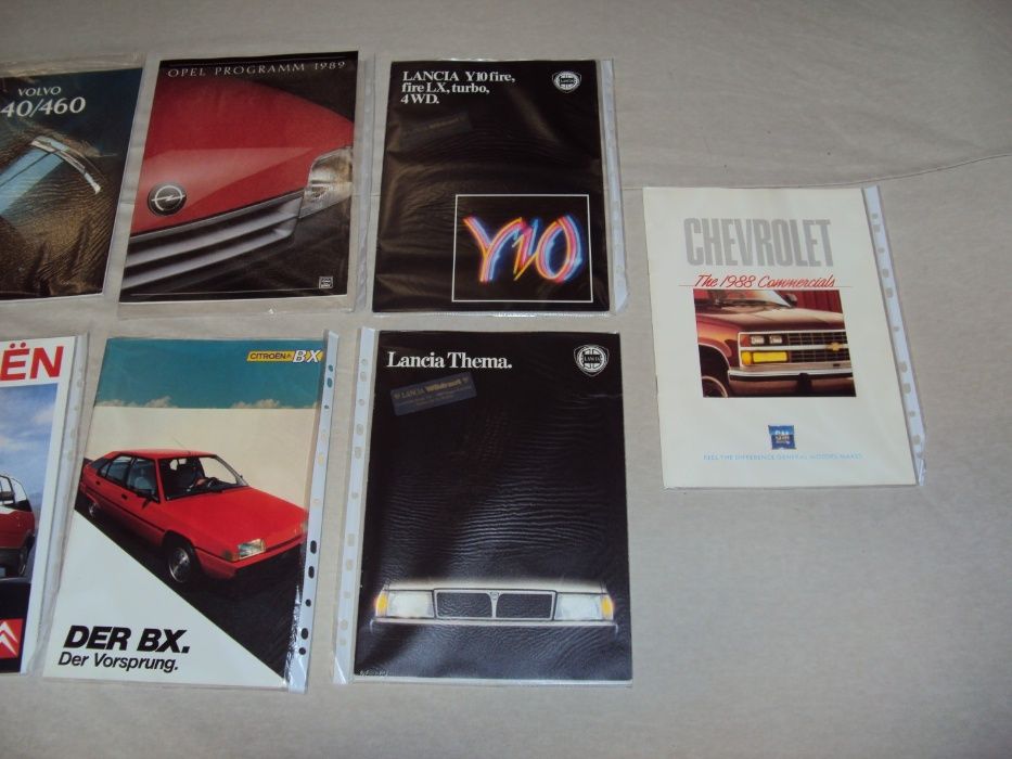 Catálogos Auto - Volvo; Lancia; Peugeot; Citroen; Opel; Chevrolet