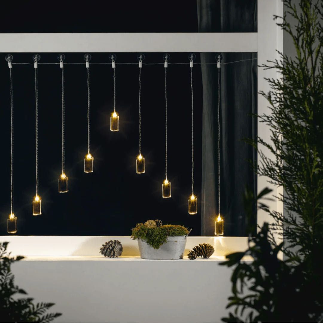 LIVARNO home LED light Candles curtain