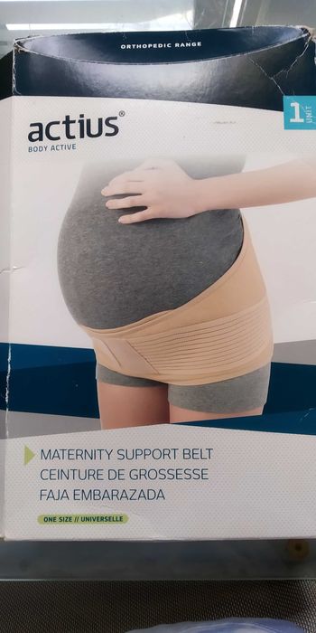 cinta grávida com reforço lombar