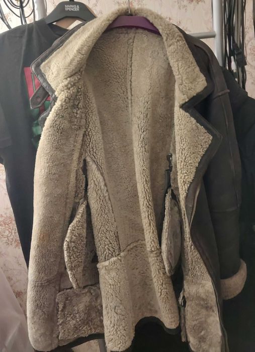 Натуральна дублянка роз.М коричнева чоловіча ECHTES LEDER Туреччина