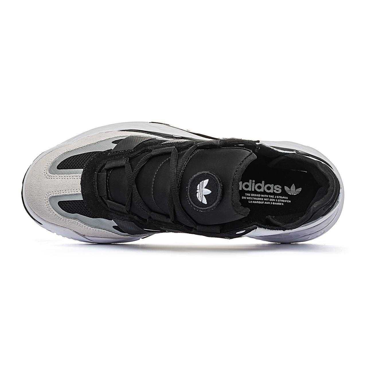 Мужские кроссовки Adidas Niteball Black&White. Размеры 41-45
