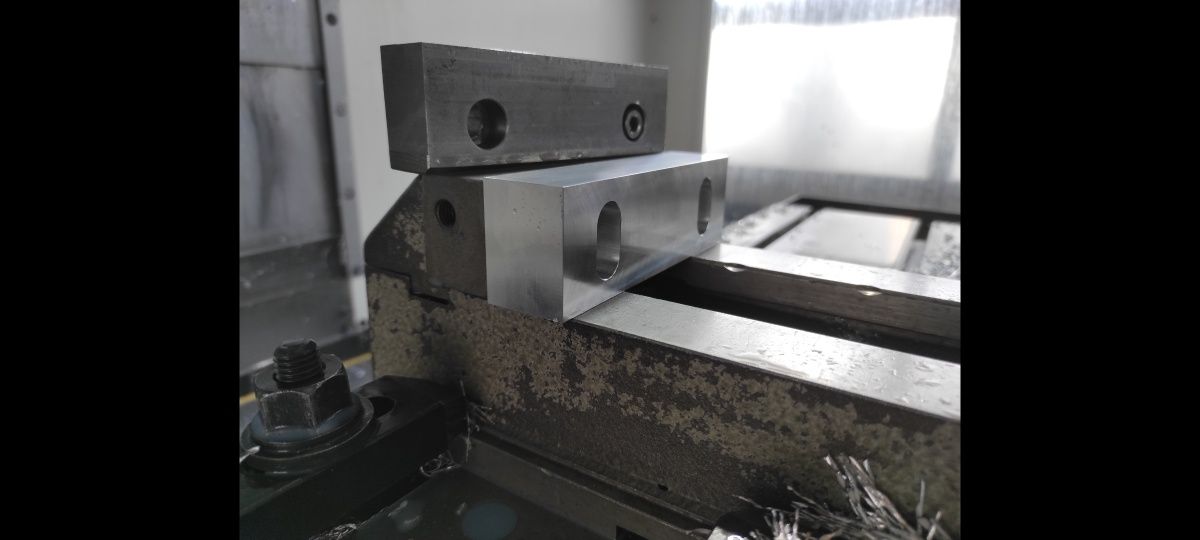 Imadło maszynowe hydrauliczne 125 Gressel Schunk MHS CNC