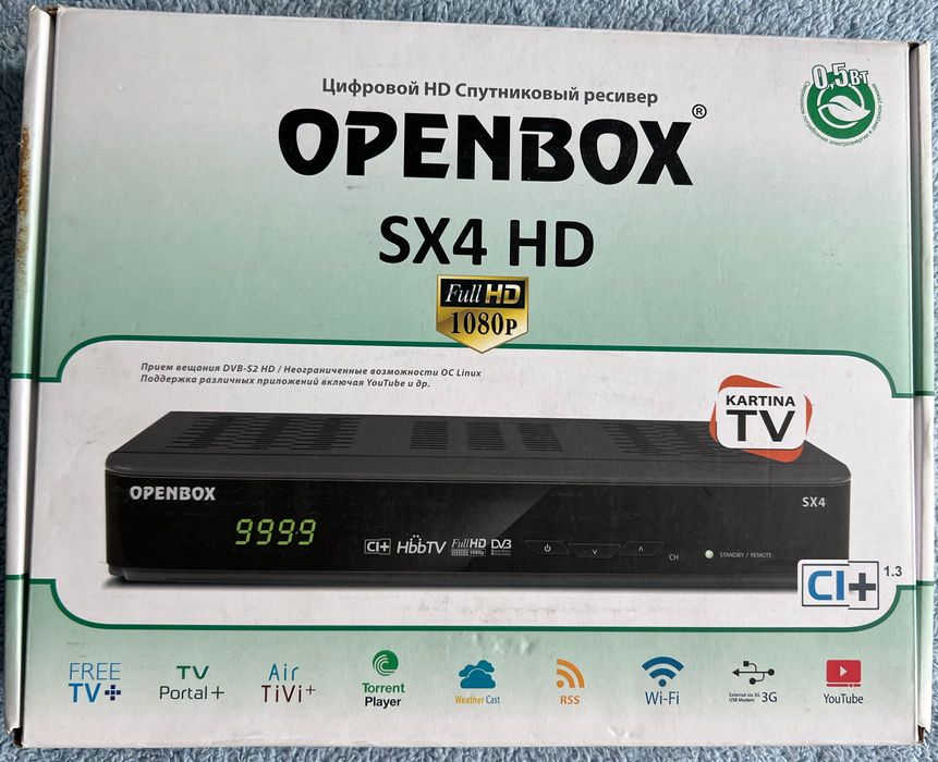 Спутниковый ресивер Openbox SX4 HD и AS2 HD