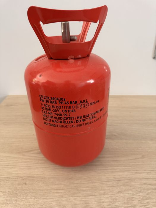 Butla pusta na gaz hel do balonów
