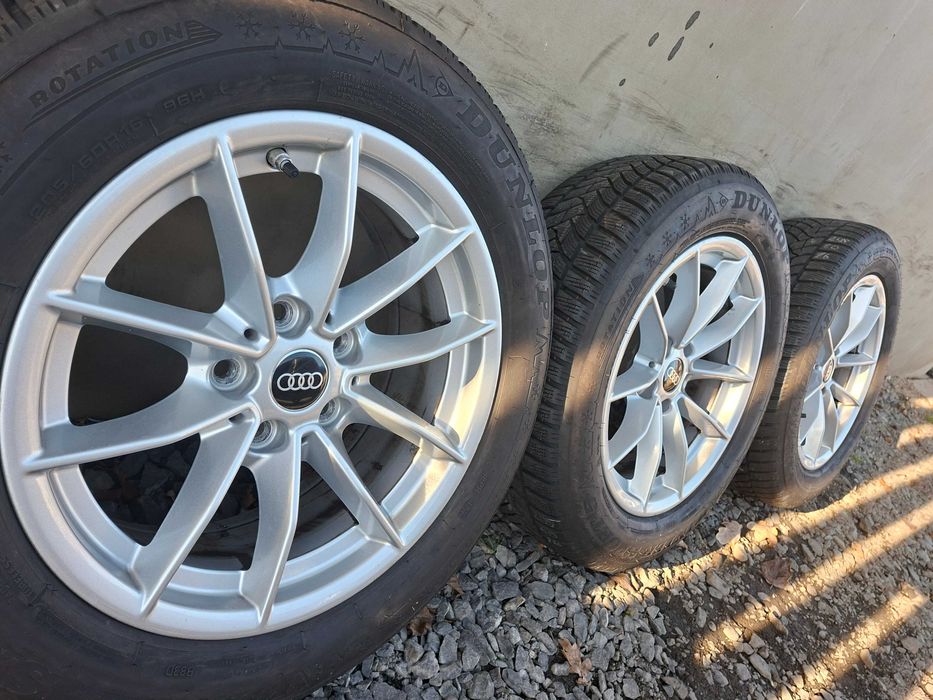[K25] KOŁA ZIMOWE,ALUFELGI 16'' 5x112 AUDI A4 B7,B8,B9,A6 C5+205/60.