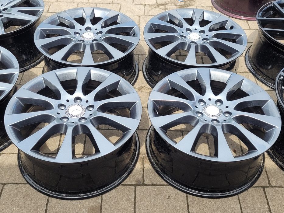 Alufelgi Mercedes 5x112 8Jx18 et56 cb66.6 grafitowe