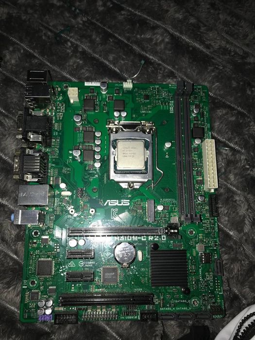 Motherboard Asus prime H310m + processor
