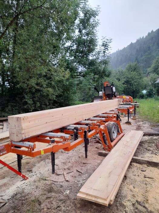 Tartak mobilny taśmowy objazdowy