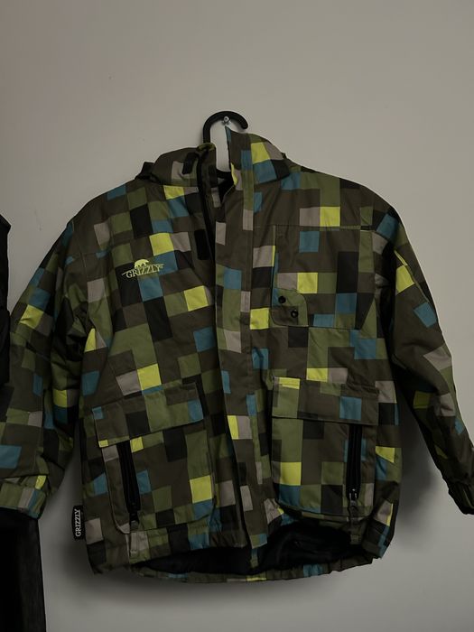 Ciepła kurtka zimowa GRIZZLY dla chłopca 98/104 – super stan!