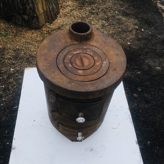 Буржуйка чугун СССР