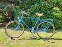 Rower retro odnowiony oryginalny Niebieski
