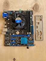 Материнська плата Asus H61M-A/2x4gb/i3-3220/охолодження Intel