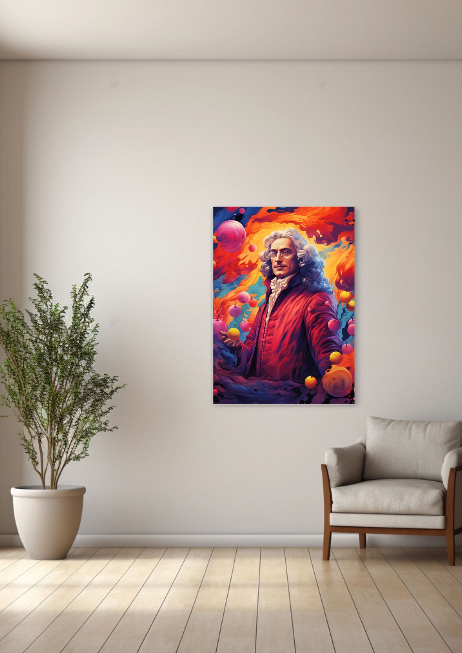 Piękne Umysły - Newton plakat A3 (29,7 x 42cm)