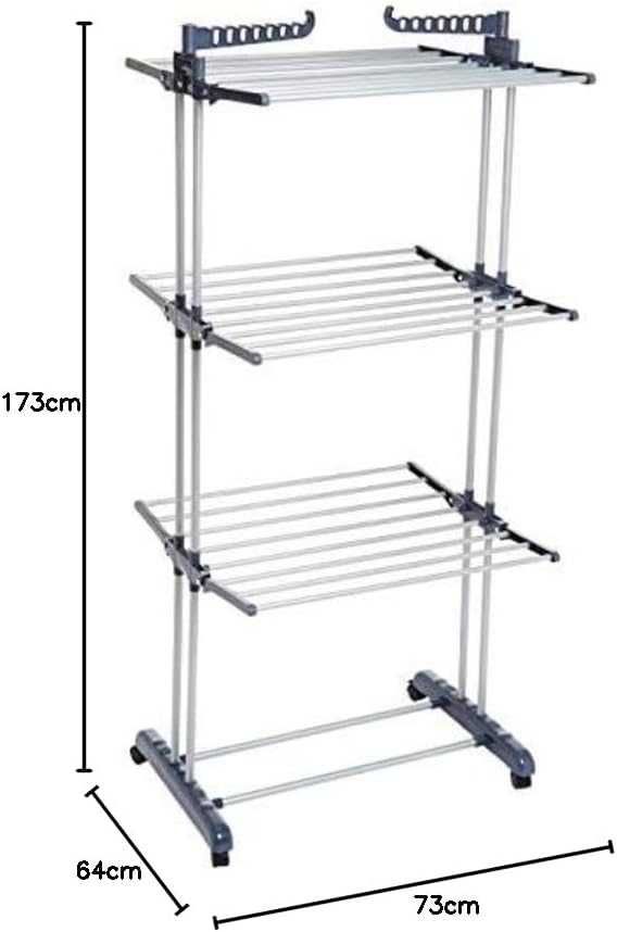 Pionowa Suszarka na Pranie  Amazon Basics 64 x 173 cm,  4-poziomowa