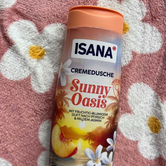 isana żel pod prysznic sezonowy 300ml płyn do mycia brzoskwinia kwiat