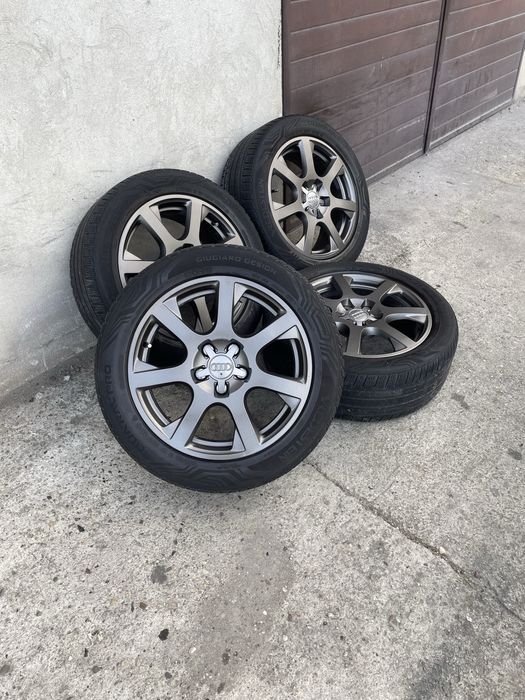 (28)Koła, Felgi 5x112 17” Oryginalne Audi, Zimowe