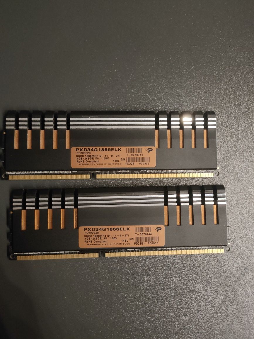 pamięć ram ddr3 2x2gb 1866mhz