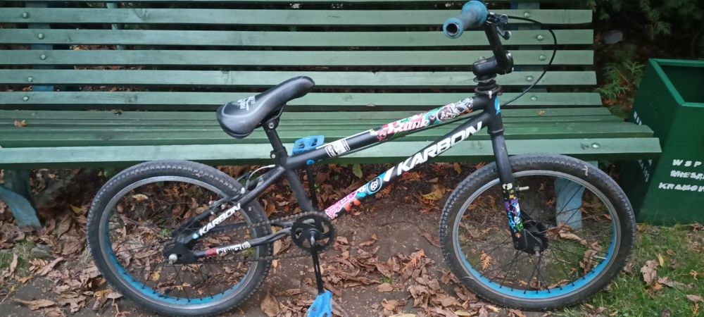 Rower bmx z pegami