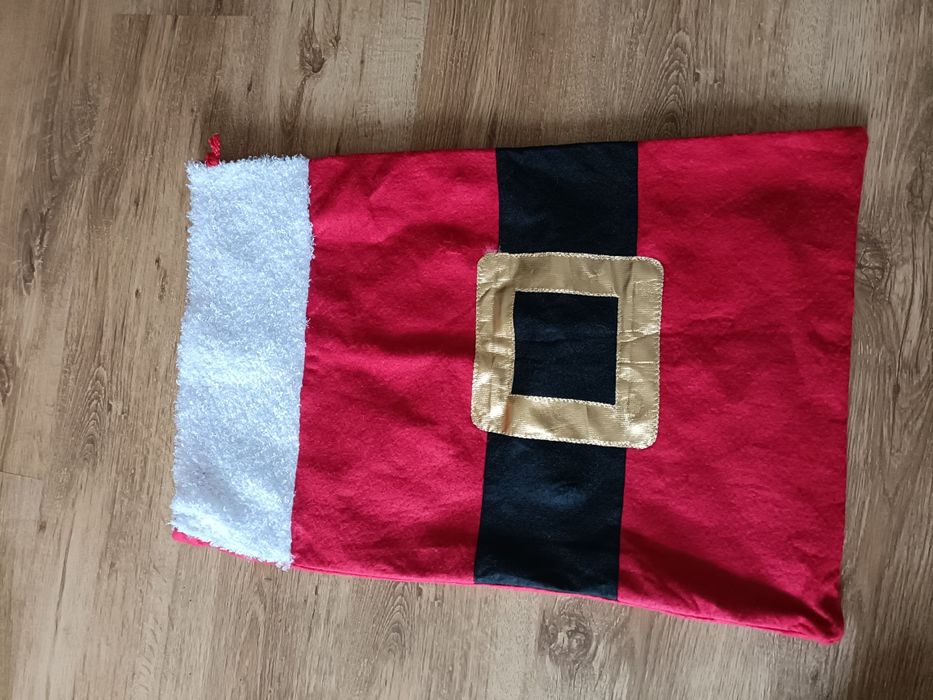 Worek na prezenty Boże Narodzenie święta święty Mikołaj strój wor