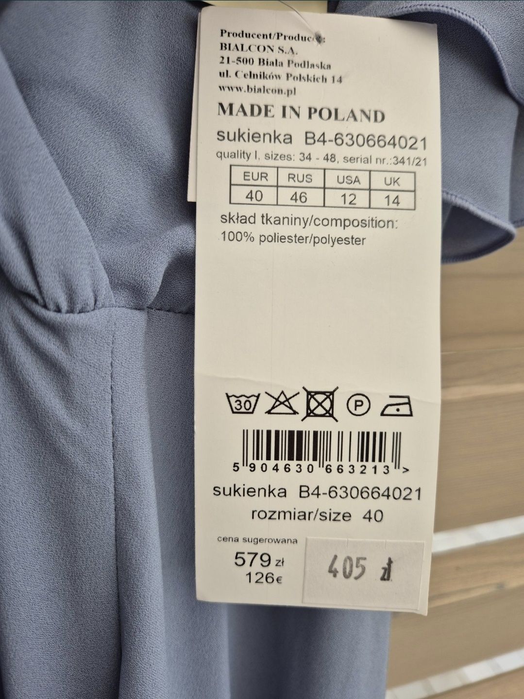 Nowa z metką sukienka Bialcon 40