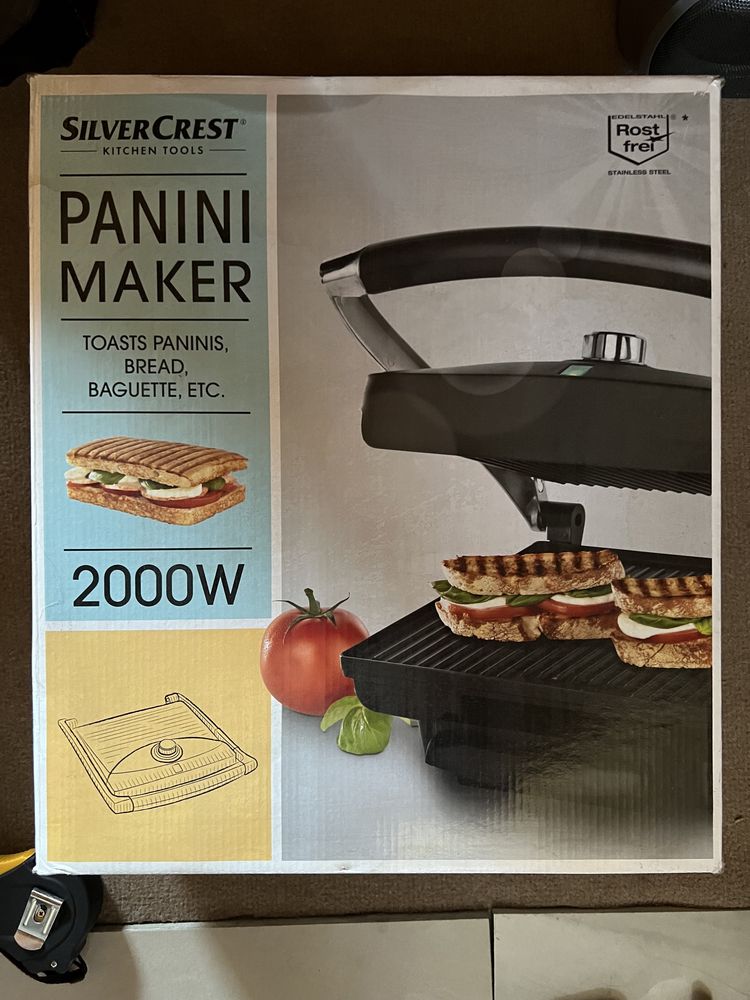 Grill elektryczny Silver Crest 2000W Germany sprawny SPM 2000 A2