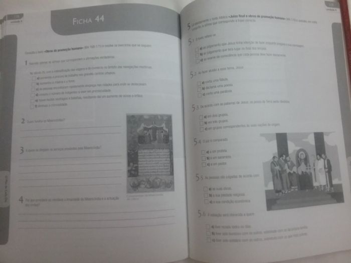 Manual + Cad ativ. "Nós e o Mundo" - Educação moral (EMRC) 6°ano