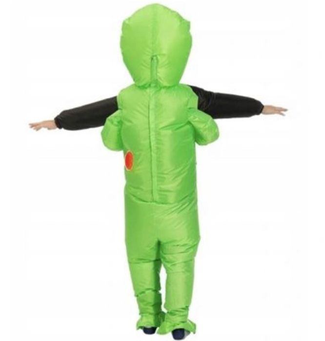 HALLOWEEN strój kosmita alien 150-190 DLA DOROSŁYCH ŚMIESZNY dmuchany