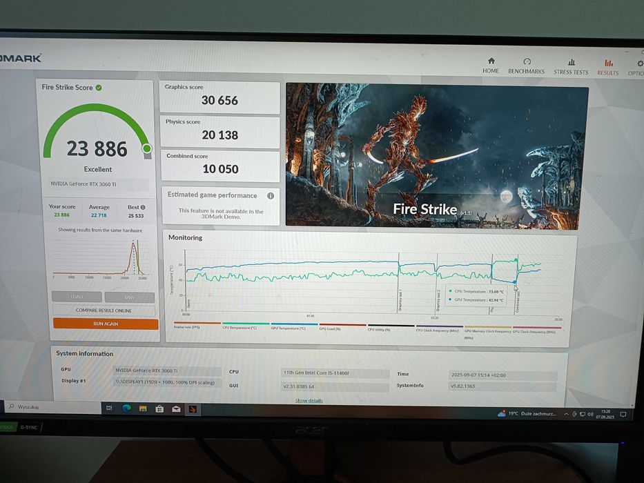 Komputer i5, RTX 3060Ti, Ssd, 16 GB ram