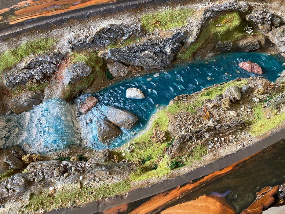 Кавовий, журнальний стіл діорама