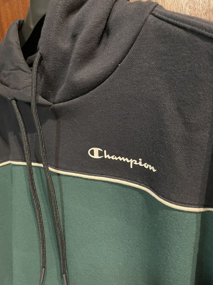 Champion Hoodie Verde/Azul