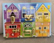Tablica manipulacyjna - zabawka manualna drewniana, Melissa & Doug