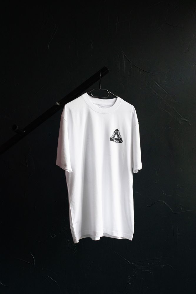 Palace Tri-ripped T-shirt White Футболка