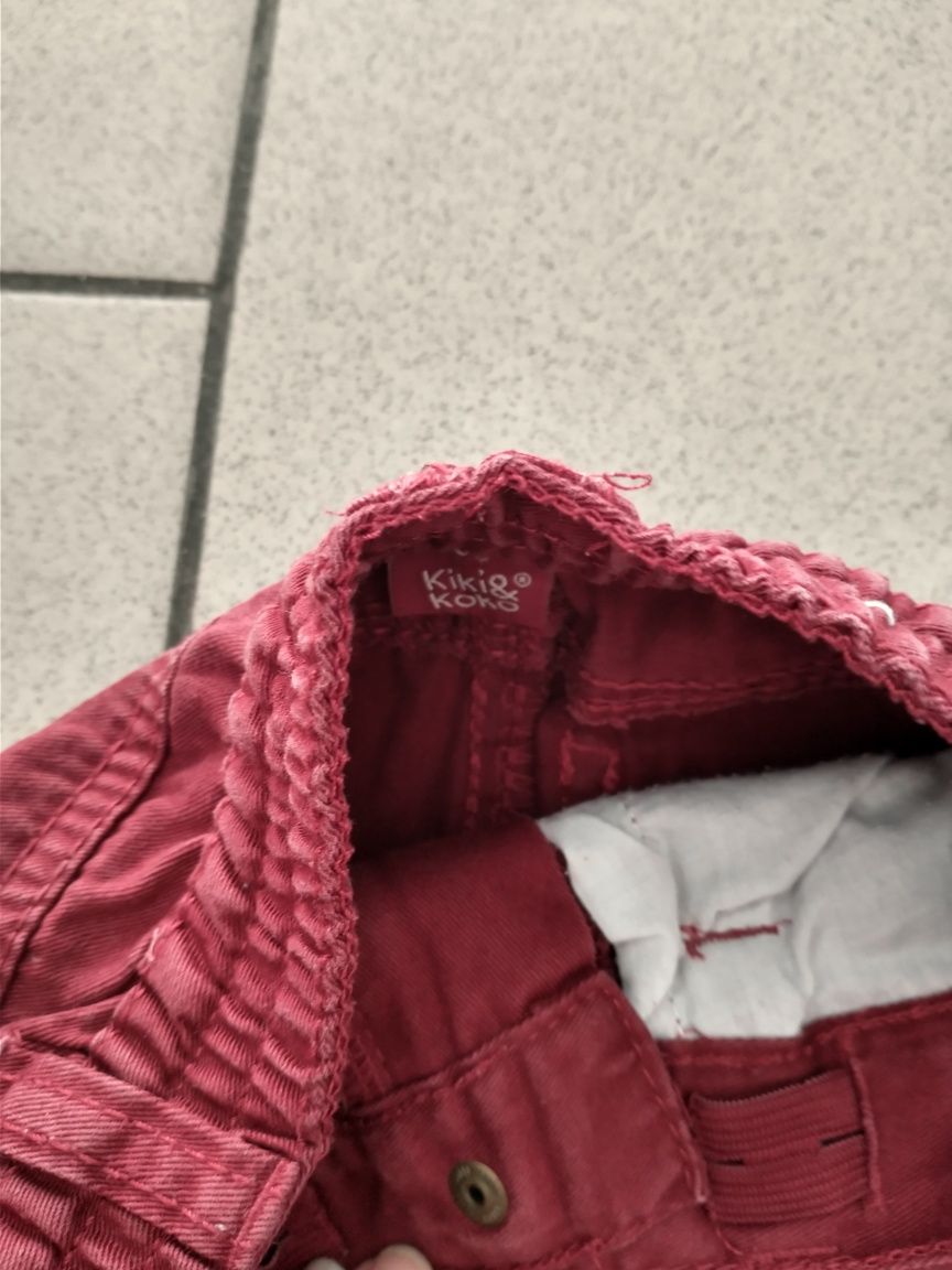 Eleganckie spodnie materiałowe dla chłopca rozm 98 Kiki Koko