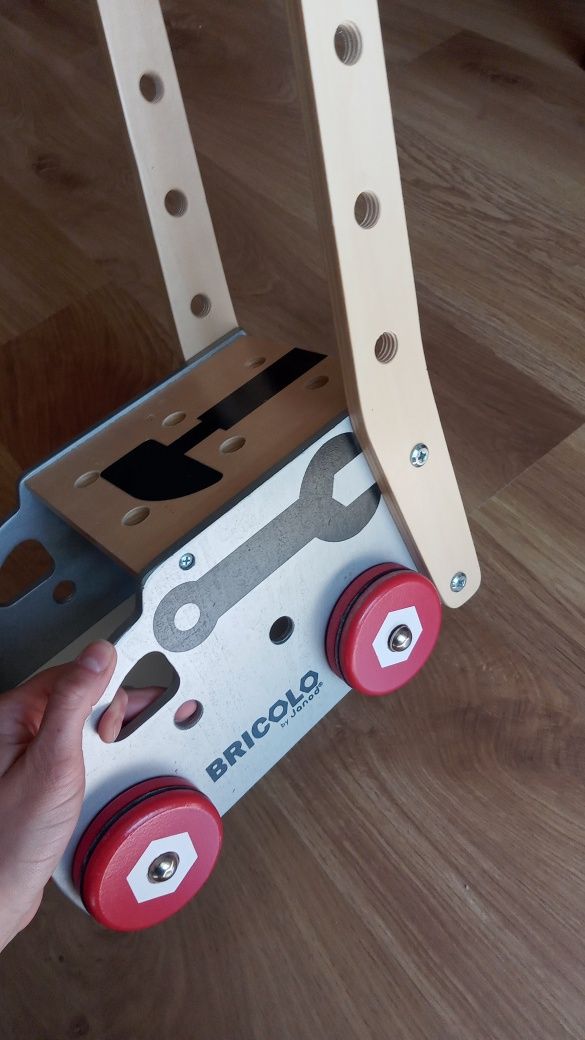 Janod warsztat magnetyczny Brico pchacz drewniany